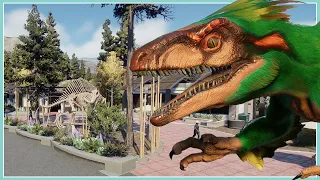 Pyro & Velociraptor Habitat! | Jurassic World Evolution 2 | California Sandbox Park