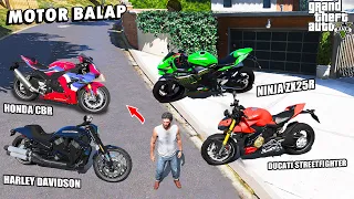 Aku Curi dan Koleksi MOTOR BALAP TER KEREN di GTA 5