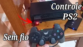 Como jogar PS2 com controle sem fio