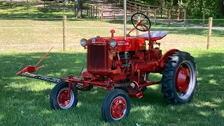 Farmall Cub with C22 sickle mower