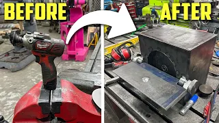 Battery Powered Slow Speed Carbide Grinder | Lion Lathe Restoration