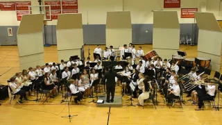 McDougle Middle School 6th Grade Band Performs "Chase Through the Midnight Forest"