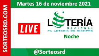 Lotería Nacional en VIVO 📺│ Martes 16 de noviembre 2021 – 6:00 P.M.