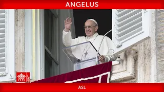 September 18 2022 Angelus prayer Pope Francis + ASL