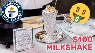 World's most expensive milkshake! - Guinness World Records