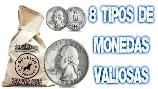 8 Tipos de Monedas que VALE LA PENA BUSCAR que aun puedes encontrar.