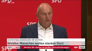 Live: Pressekonferenz der SPD zu den Wahlergebnissen in Sachsen und Brandenburg