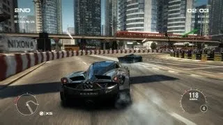 GRID 2 Multiplayer Duel: Tier 4 Fully Upgraded Pagani Huayra vs. Mclaren F1 GT in Dubai