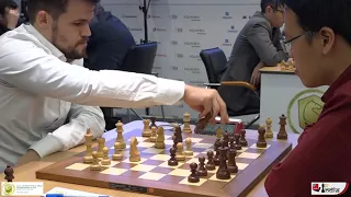 Magnus Carlsen vs Le Quang Liem | World Rapid 2019 Round 10