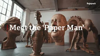 Turning cardboard into art