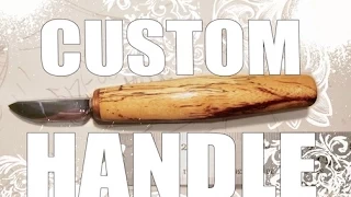 make a custom handle for a wood carving knife