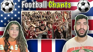 Americans React To UK Vs Americans FOOTBALL CHANTS!