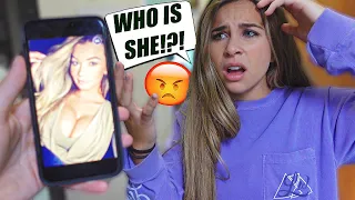 HOT GIRLS IN MY CAMERA ROLL PRANK To See How She Reacts (SHE CRIED)