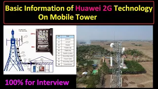 Basic Information of Huawei 2G 3G Technology on Mobile Tower | Huawei 2G 3G BTS full installation