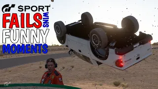 Gran Turismo Sport Funny Moments, Fails, and Wins