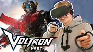 VOLTRON LEGENDARY DEFENDER VR! | DreamWorks Voltron Chronicles VR (Oculus Touch Gameplay) Part. 1