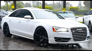 AUDI S8 Muffler Delete | Audi S8 exhaust sound