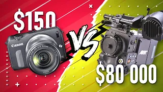 $150 camera VS $80 000 camera | Canon EOS M vs ARRI ALEXA XT