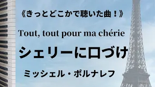 《CMなどでよく耳にする曲》Tout, tout pour ma chérie / Michel Polnareff / シェリーに口づけ / piano cover /ピアノ 弾いてみた