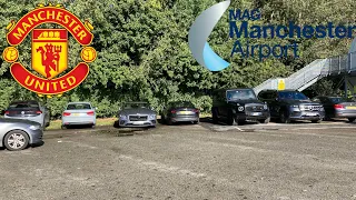 MANCHESTER UNITED PLAYERS CARS AT MANCHESTER AIRPORT - MAN UTD VS WEST HAM - 19/09/21