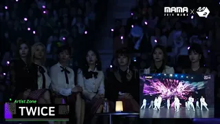 TWICE reaction to ATEEZ at MAMA 2019