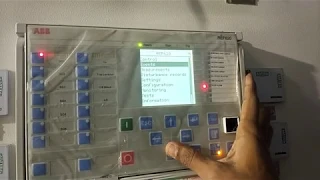 How to activate Test mode in ABB relay