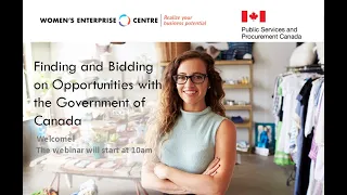 Finding and Bidding on Opportunities with the Government of Canada