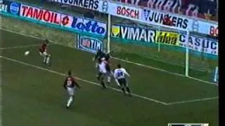 Milan 3-2 Salernitana - Campionato 1998/99