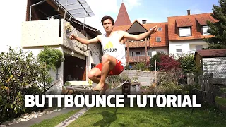 Learn Beginner Slackline Tricks Ep. 1 : Buttbounce