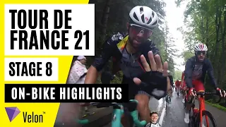 Tour de France 2021: Stage 8 On-Bike Highlights