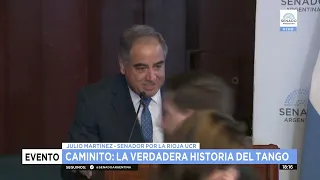 SDOR. JULIO MARTÍNEZ - HOMENAJE "CAMINITO, LA VERDADERA HISTORIA DEL TANGO" 24-10-22