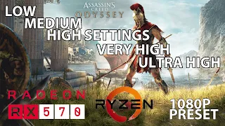 RX 570 4GB - ASSASSIN'S CREED ODYSSEY BENCHMARK  TEST