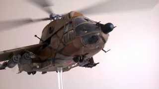 Rambo 2 Movie Puma Gunship Helicopter Model Kit