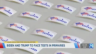 Biden, Trump to face tests in primaries