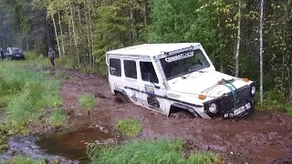 Злой УАЗ, Land Cruiser 70, G-class и Шнива на бездорожье!!