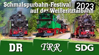 Narrow-gauge railway festival on the Weißeritztalbahn 2023