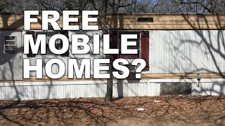 FREE Mobile Homes Still Exist