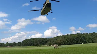 Rappelling from a CH-47 Chinook!