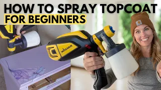 How to Spray Water Based Polyurethane FOR BEGINNERS