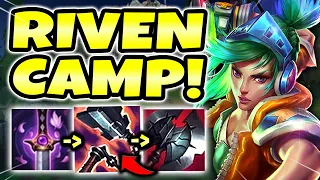 HOW TO ABUSE RIVEN MID WHILE CAMPED (NO TEAM) - S11 RIVEN MID GAMEPLAY! (Season 11 Riven Guide)