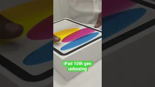 Apple iPad 10th gen unboxing #iphone #iphonetips #iphoneiphone #apple