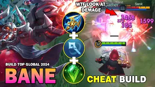 100% UNSTOPPABLE!! BANE MAGE BUILD & EMBLEM - 1 SKILL DELETE - TOP GLOBAL BUILD BANE 2024 ~ MLBB