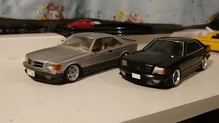 Mercedes benz 500 sec 1/24 scale model