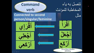 8-How can you know command verb in Arabic by easy way