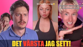 REAGERAR PÅ SVENSKA TIK TOKS! 🇸🇪 | NPC live = Värsta jag sett