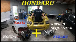 Honda swapped Subaru gets some Attention!