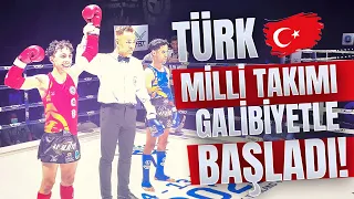 GALİBİYETLE BAŞLADIK !! Elit Büyükler Muaythai Şampiyonası Türk Milli Takımı Galibiyetle Başladı!