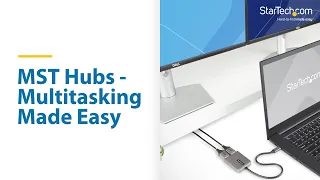 USB-C/DisplayPort MST Hubs for Multi-Monitor Connectivity | StarTech.com