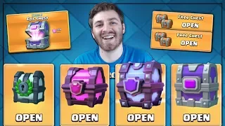 OPENING ALL FREE CHESTS & NEW OFFERS! | Clash Royale | SUPER MAGICAL & EPIC CHEST OPENINGS!