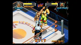 Fire Pro Gaiden Blazing Tornado (SEGA SATURN) Matches With The Boss